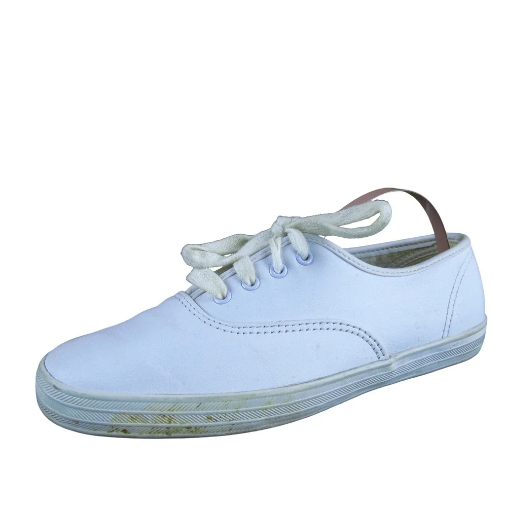 Keds Champion Oxford Leather Women's White Sneakers Size 5.5 Casual‎ Walking